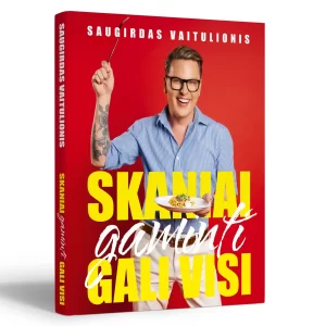 Kulinarinė knyga “Skaniai gaminti gali visi”